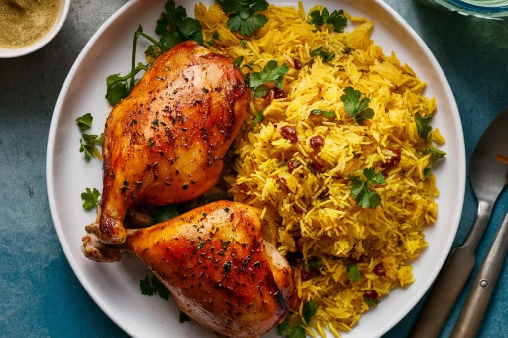 chicken and yellow rice recipe