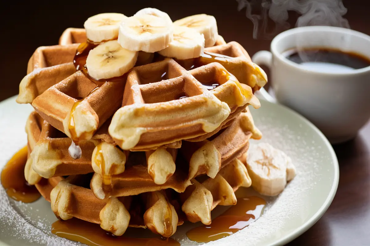 banana waffles